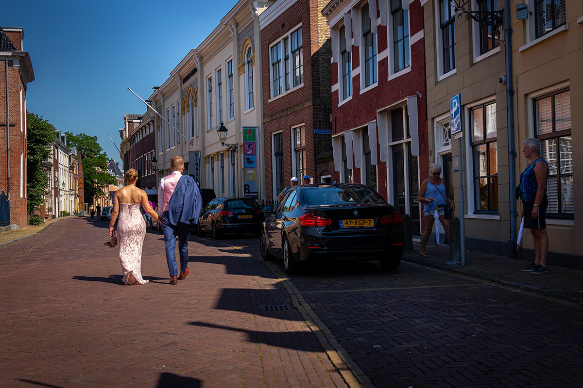 Bruidspaar in Leeuwarden